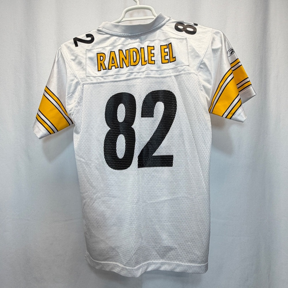 Pittsburgh Steelers Randle El‎ 82 Reebok Football Jersey Youth Large 14-16 White